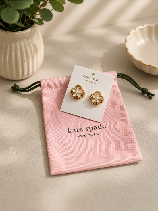 kate spade Jewelry - Kate Spade Window Seat Boutique Earrings & Dust Bag